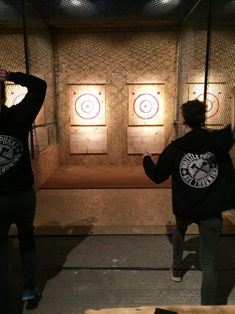 Axe throwing comes to Great Northern Warehouse Great Northern, Manchester