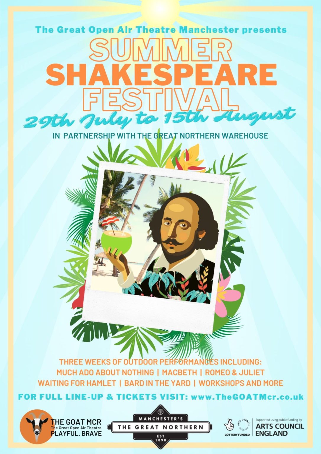 Outdoor Shakespeare Festival at Great Northern Great Northern, Manchester